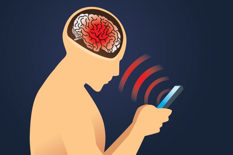 أثر الأجهزة الذكية على الدماغ