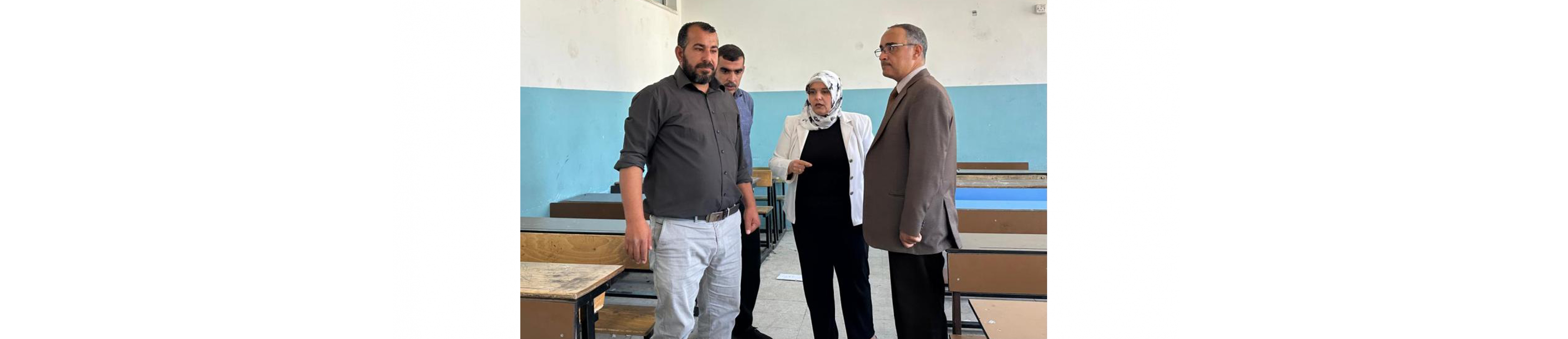 الوريكات تتفقد مراكز اداء القسم وقاعات التوجيهي بماركا