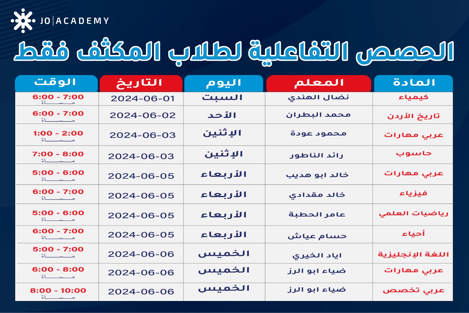 تعرف على خدمة الساعات المكتبية التي تقدمها جو أكاديمي