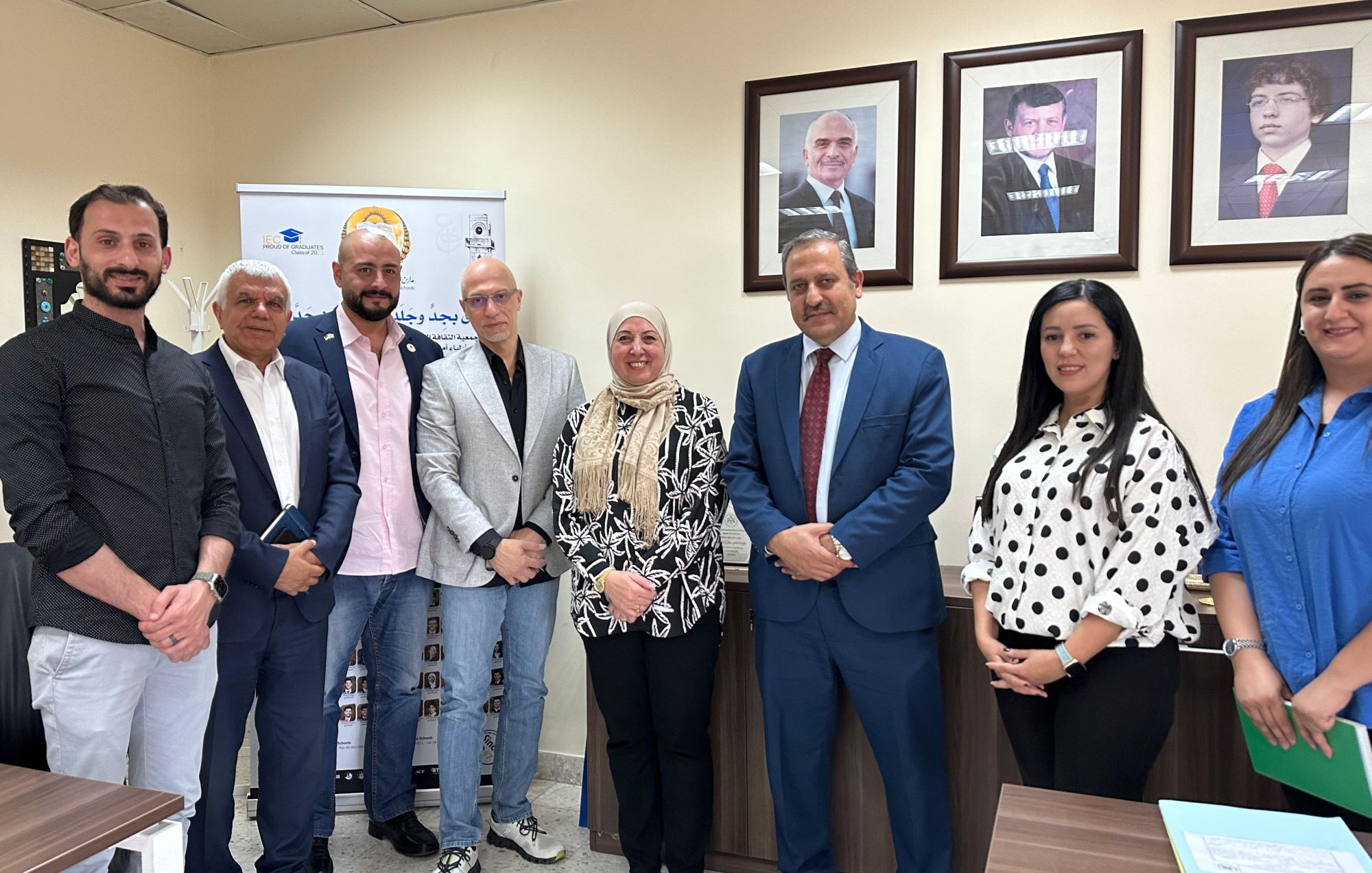 جرار يلتقي مع الإدلبي مدير عام الكلية العلمية الإسلامية