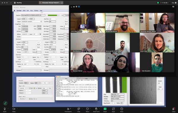 اكتشاف لطلبة جامعة الزرقاء باستخدام تلسكوب ماجلان
