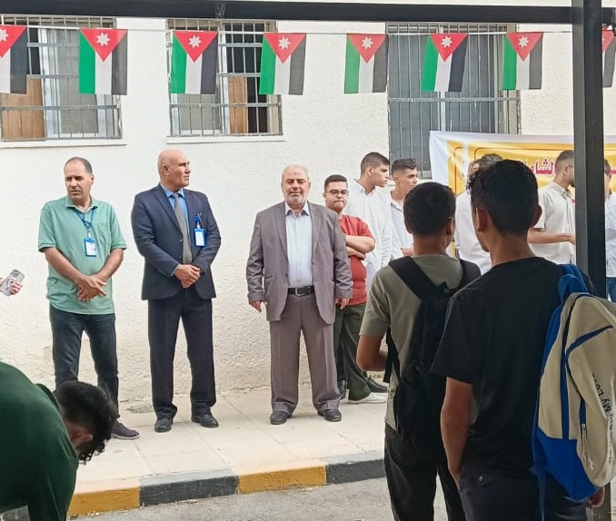 نجادات يتفقد المدارس المهنية في لواء بني كنانة