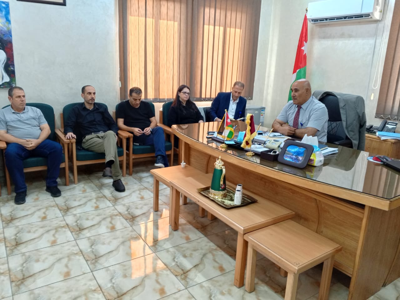 نجادات يلتقي رؤساء أقسام مديرية تربية لواء بني كنانة