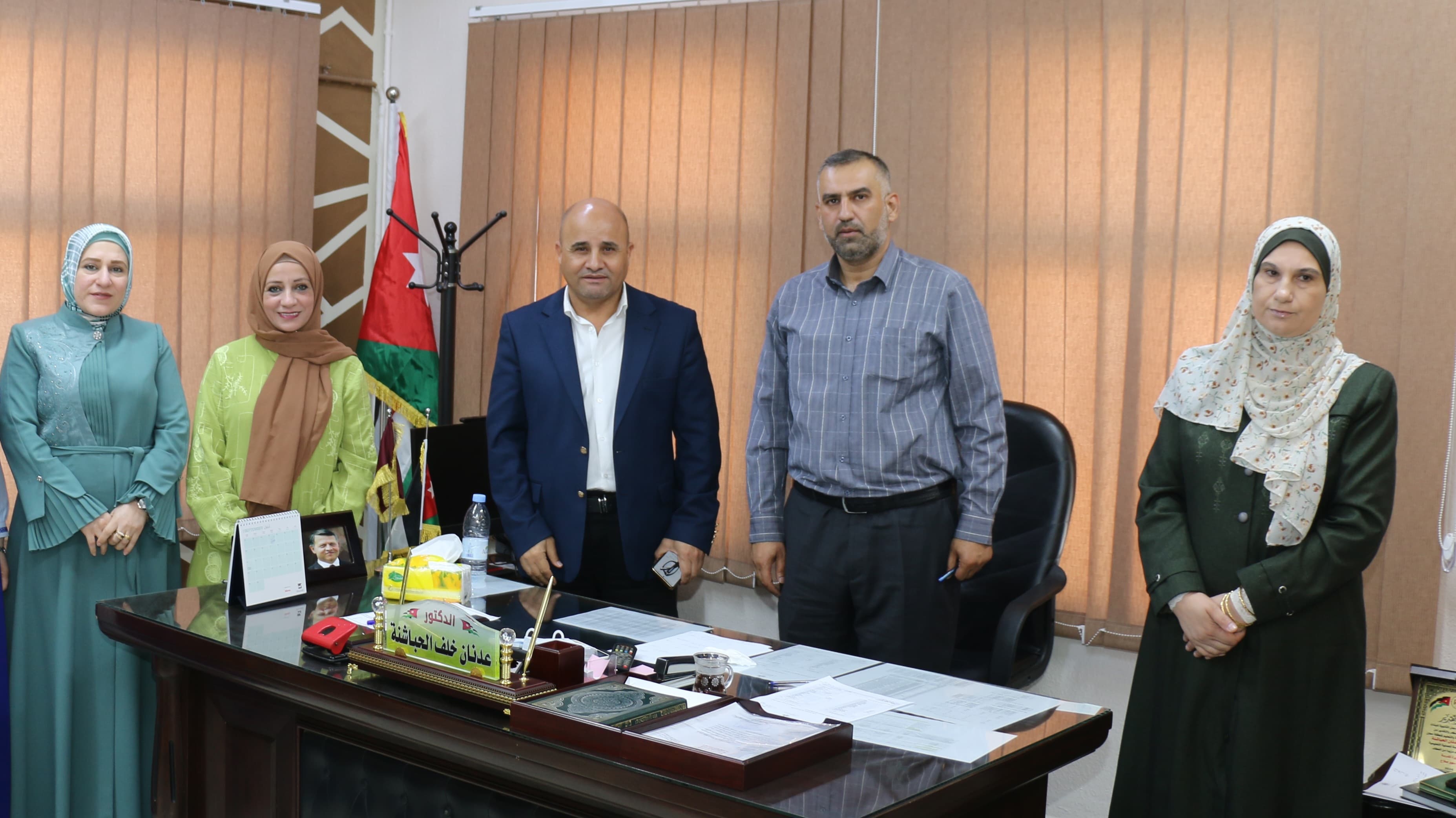 الحباشنة يجتمع بأعضاء لجنة الـBTEC في تربية منطقة معان