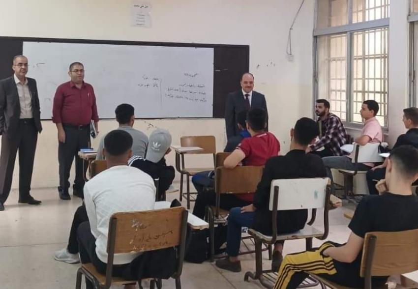 الجراح يتفقد مدرستي البياضة وشفيق ارشيدات في قصبة إربد