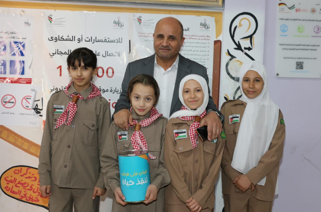 تربية منطقة معان  تطلق حملة حصالة الخير