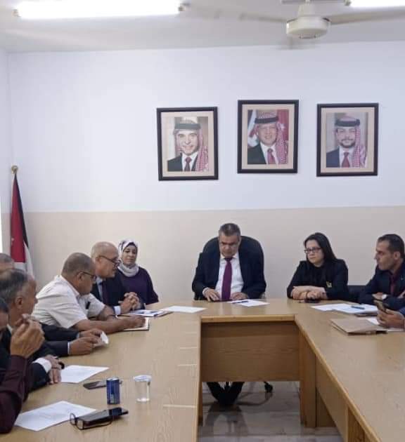 اجتماع لمجلس التطوير التربوي في مديرية لواء بني كنانة