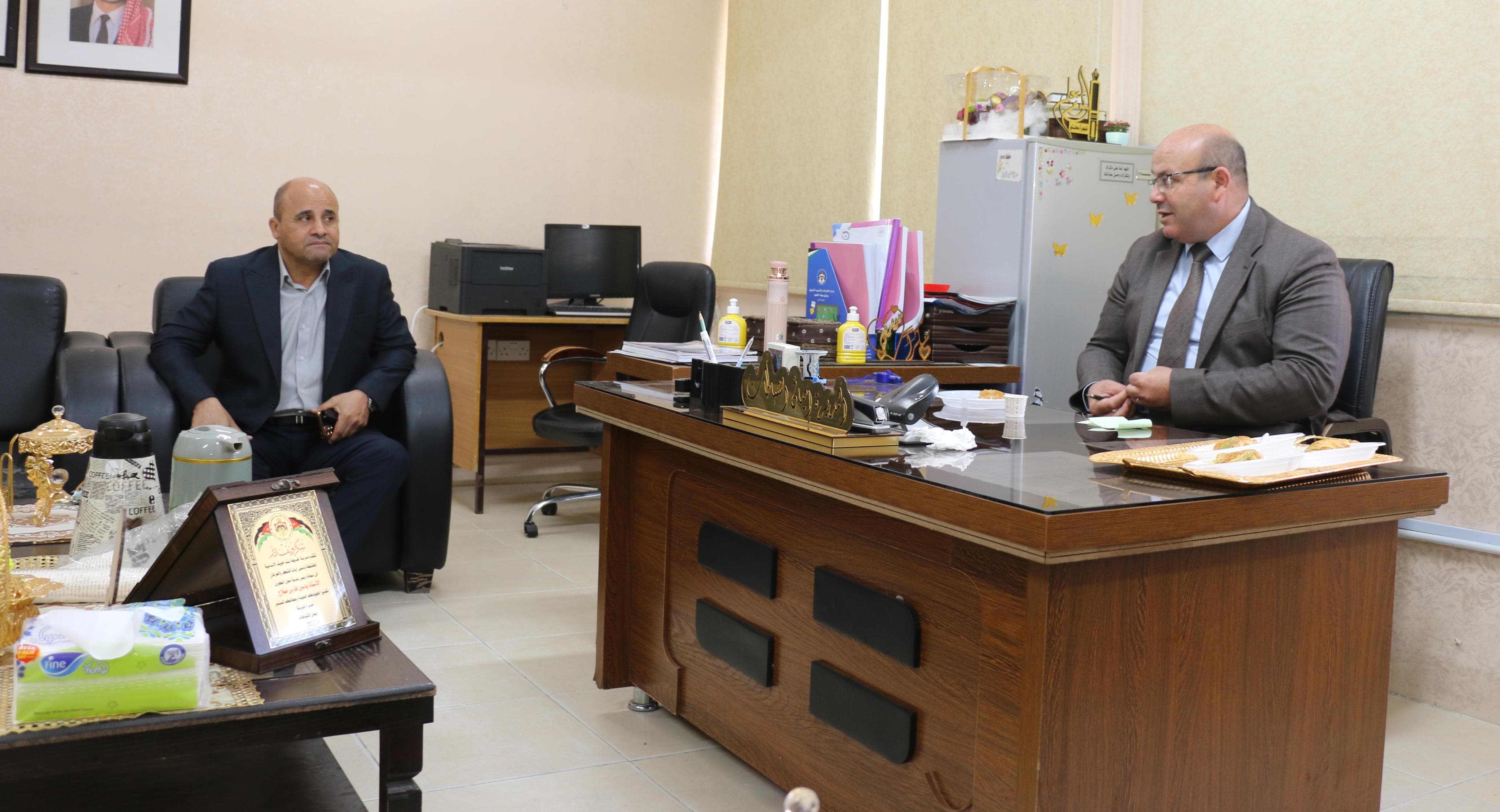الحباشنة يلتقي رئيس بلدية معان الكبرى