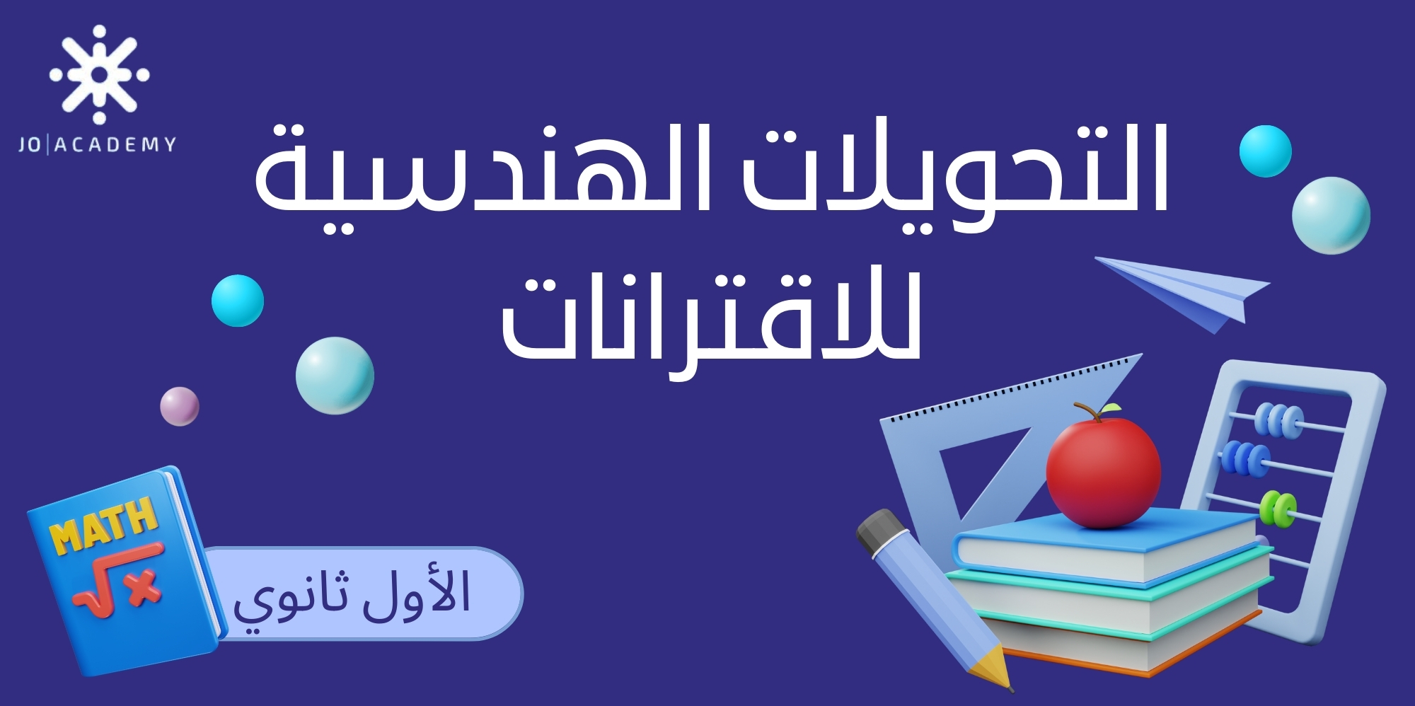 التحويلات الهندسية للاقترانات - اول ثانوي 2008